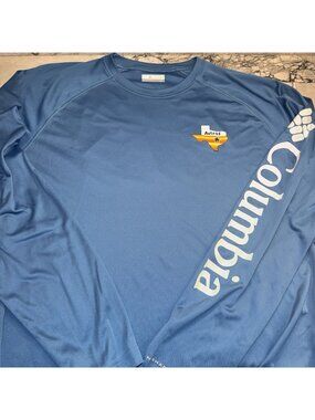 Columbia Men’s Large Houston Astros PFG Performance Fishing Shirt Long Sleeve